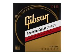 Набор струн GIBSON SAG-CBRW12 COATED 80/20 BRONZE ACOUSTIC GUITAR STRINGS LIGHT